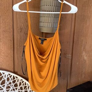 Slouchy tank- burnt Orange